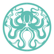 Load image into Gallery viewer, Octopus Round Wall Art