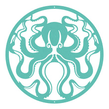Load image into Gallery viewer, Octopus Round Wall Art