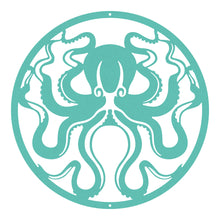 Load image into Gallery viewer, Octopus Round Wall Art