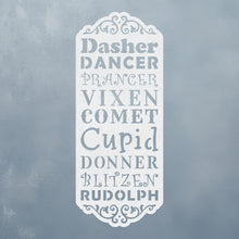 Load image into Gallery viewer, Santa's Reindeer Wall Art