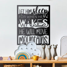 Load image into Gallery viewer, Let Him Sleep Rectangle Sign