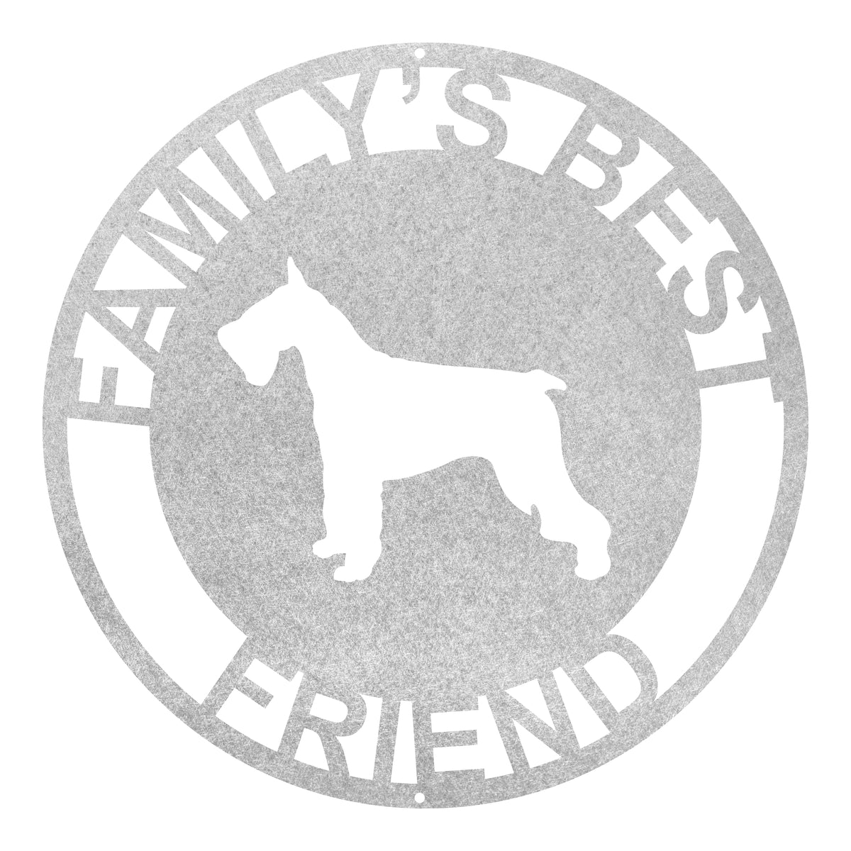 Family's Best Friend Dog Breeds Wall Art Round Lake Decor