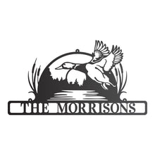 Load image into Gallery viewer, Personalized Lake Birds Sign