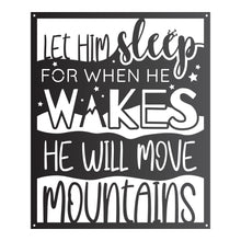 Load image into Gallery viewer, Let Him Sleep Rectangle Sign