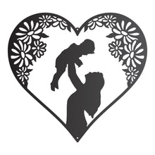 Load image into Gallery viewer, Mother and Child Heart Wall Art