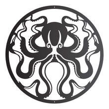 Load image into Gallery viewer, Octopus Round Wall Art