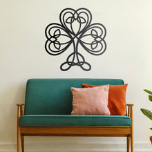 Load image into Gallery viewer, Celtic Knot Shamrock Wall Art
