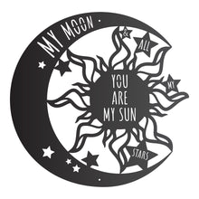 Load image into Gallery viewer, "You Are My Sun & Moon" Wall Art