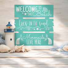 Load image into Gallery viewer, Beach Sign