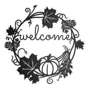 Autumn Welcome Wreath Sign