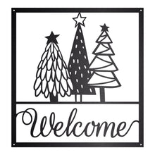 Load image into Gallery viewer, Christmas Tree Welcome Sign

