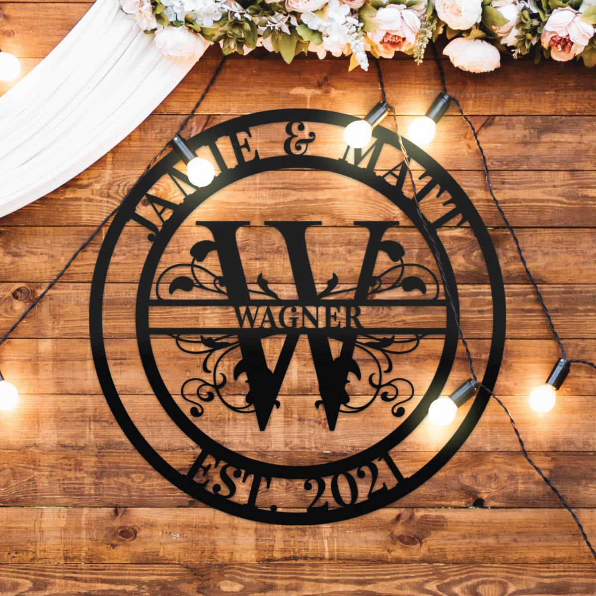 Se Fancy Monogram Fancy Monograms – Round Lake Decor
