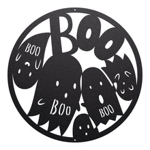 Load image into Gallery viewer, Ghosts Go Boo Halloween Sign
