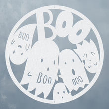Load image into Gallery viewer, Ghosts Go Boo Halloween Sign
