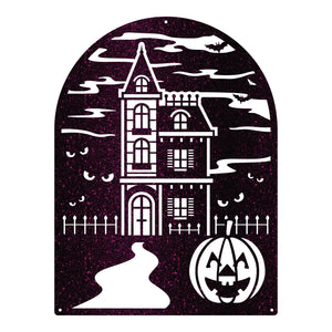Haunted House Halloween Sign