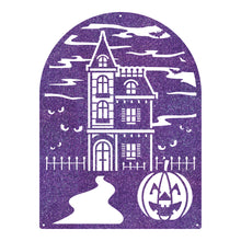 Load image into Gallery viewer, Haunted House Halloween Sign
