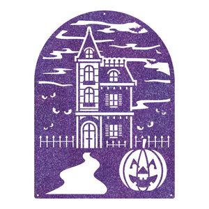 Haunted House Halloween Sign