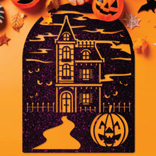 Load image into Gallery viewer, Haunted House Halloween Sign
