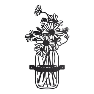 Daisies in a Mason Jar Wall Art