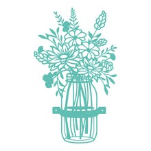 Load image into Gallery viewer, Wildflowers in a Mason Jar Wall Art
