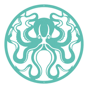 Octopus Round Wall Art