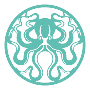 Octopus Round Wall Art