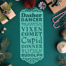 Load image into Gallery viewer, Santa&#39;s Reindeer Wall Art
