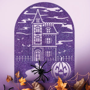Haunted House Halloween Sign