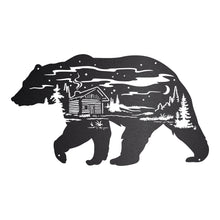 Load image into Gallery viewer, Woodland Bear Silhouette Wall Are
