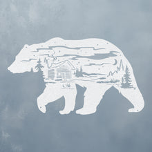 Load image into Gallery viewer, Woodland Bear Silhouette Wall Are
