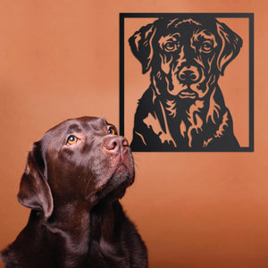 Labrador Dog Portrait Wall Art
