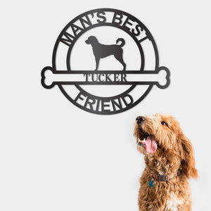"Man's Best Friend" Personalized Dog Breeds Wall Art