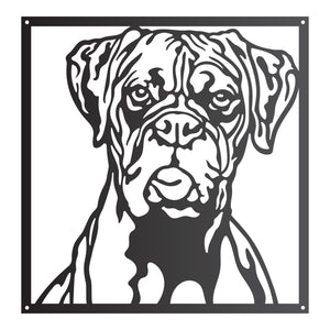 Boxer Dog Portrait Wall Art