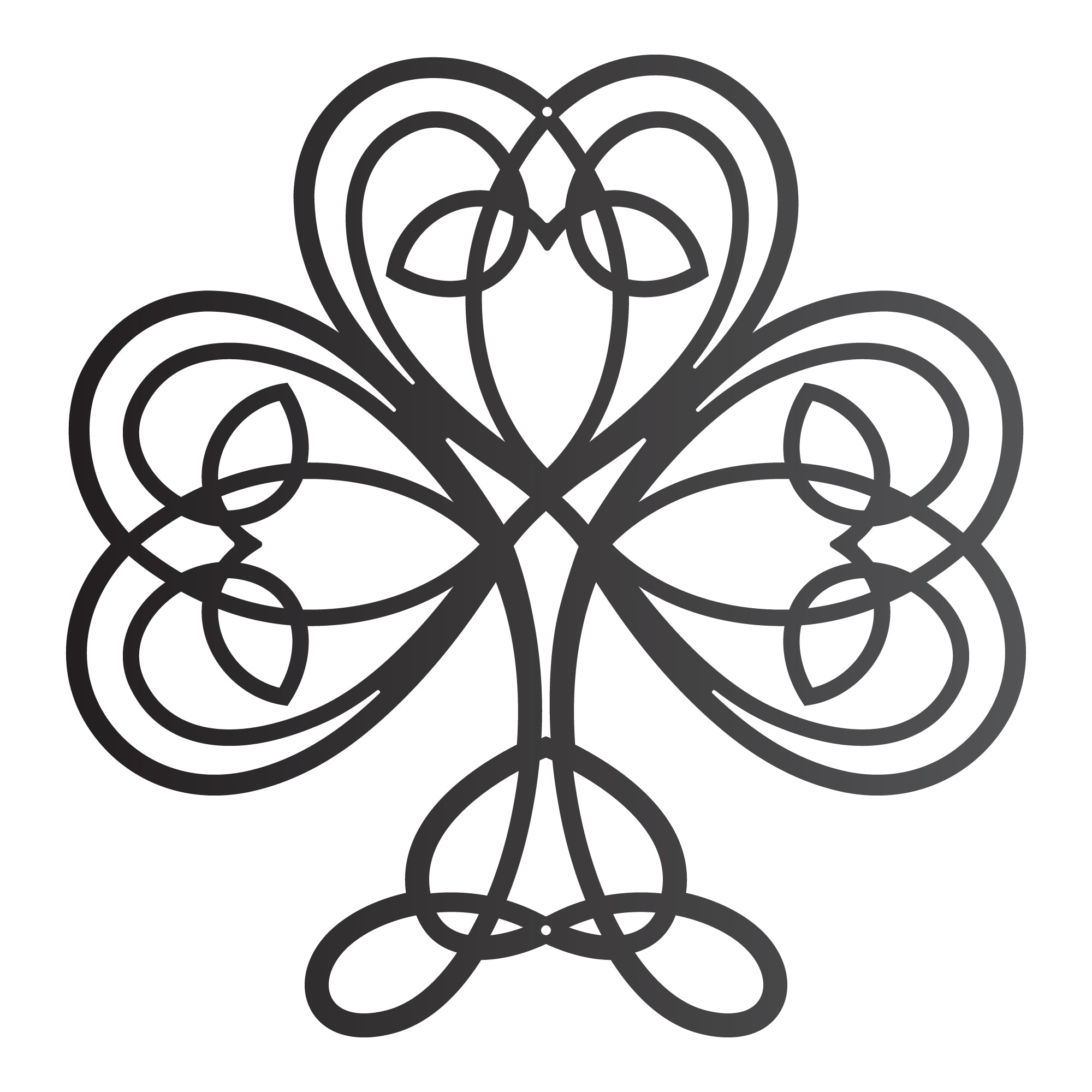 celtic clover drawing