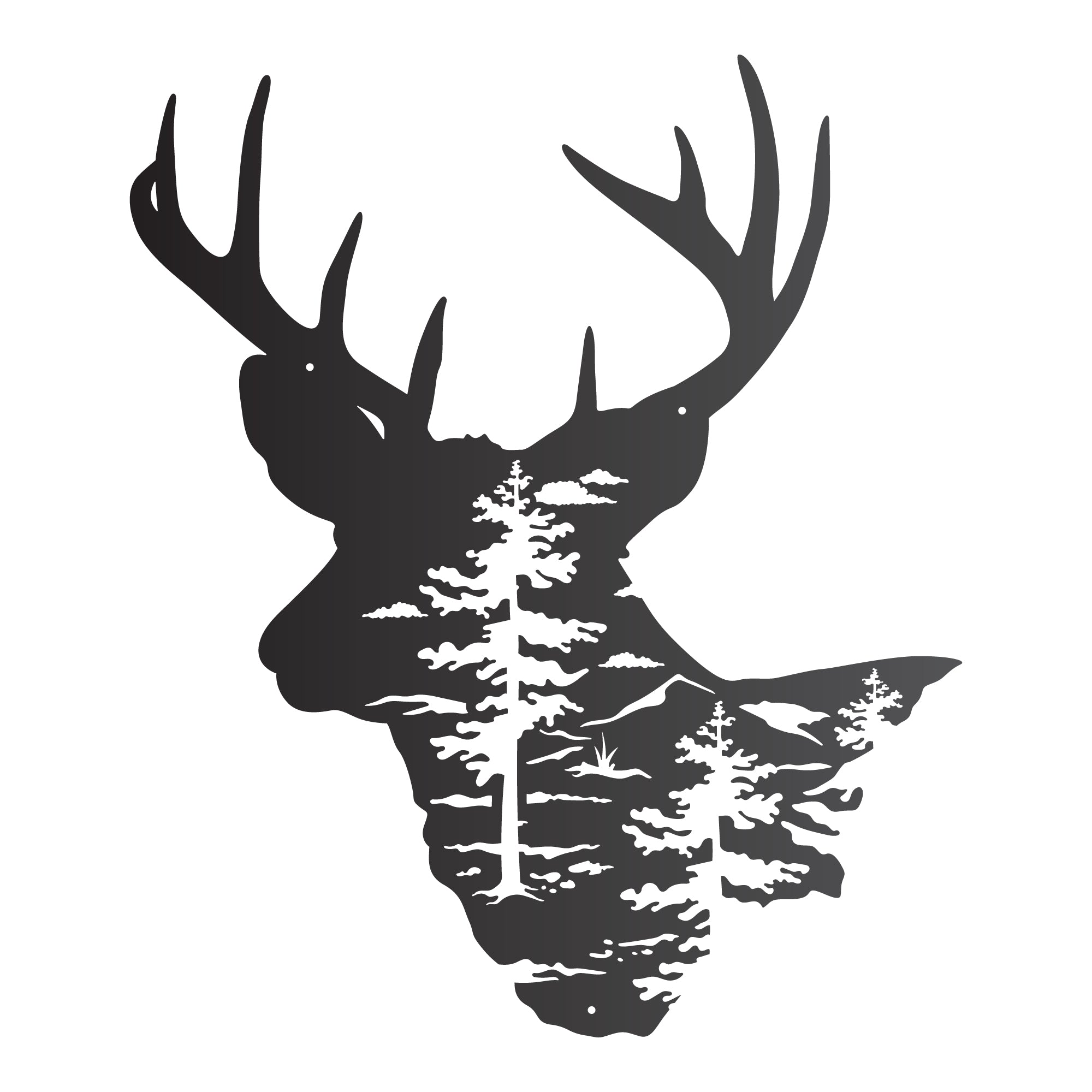 Deer Silhouette Art