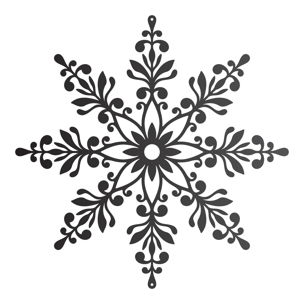 Florid Snowflake Wall Art