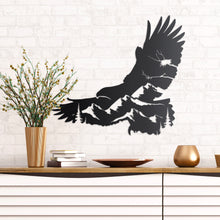 Load image into Gallery viewer, Flying Eagle Silhouette Wall Art
