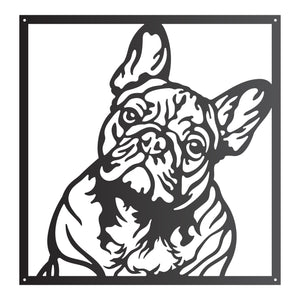 French Bulldog Dog Portrait Wall Art