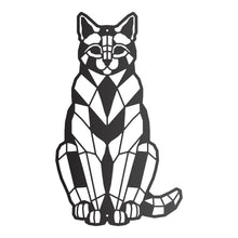 Load image into Gallery viewer, Geometric Cat Wall Art
