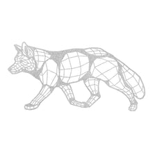 Load image into Gallery viewer, Geometric Fox Wall Art
