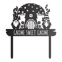 Load image into Gallery viewer, Gnome Sweet Gnome Garden Sign
