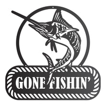 Load image into Gallery viewer, Gone Fishin&#39; Marlin Wall Art
