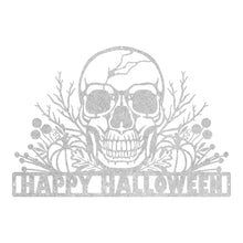 Load image into Gallery viewer, Halloween Autumn Skull Sign
