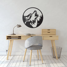 Load image into Gallery viewer, Howling Wolf Wall Art
