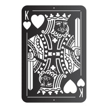 Load image into Gallery viewer, King of Hearts Wall Art
