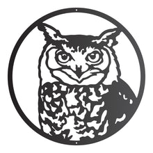 Load image into Gallery viewer, Owl Round Wall Art
