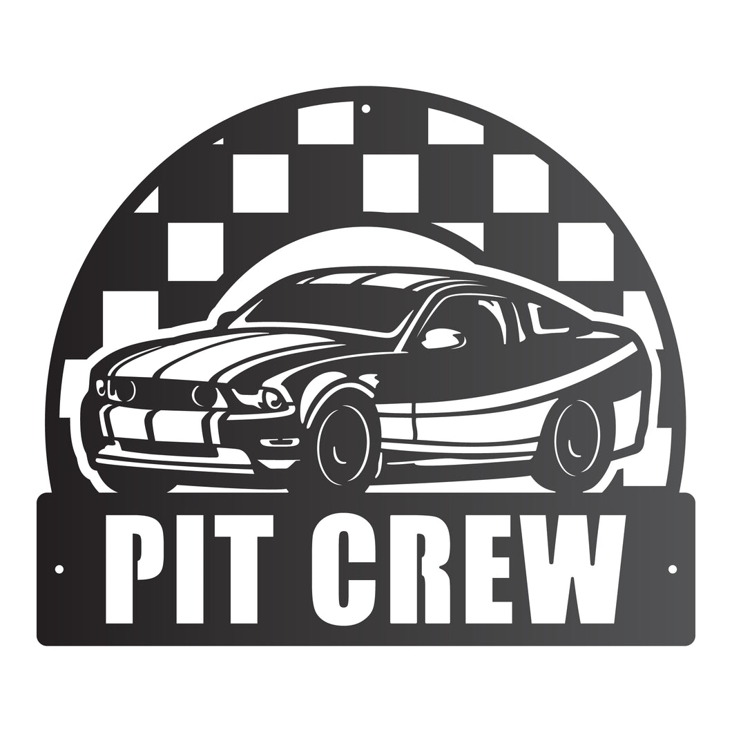 Pit Crew Sign