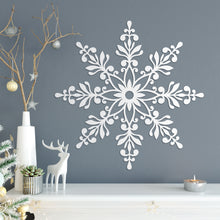 Load image into Gallery viewer, Florid Snowflake Wall Art

