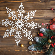 Load image into Gallery viewer, Florid Snowflake Wall Art
