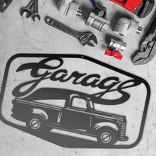 Load image into Gallery viewer, Vintage Pickup Truck Garage Sign
